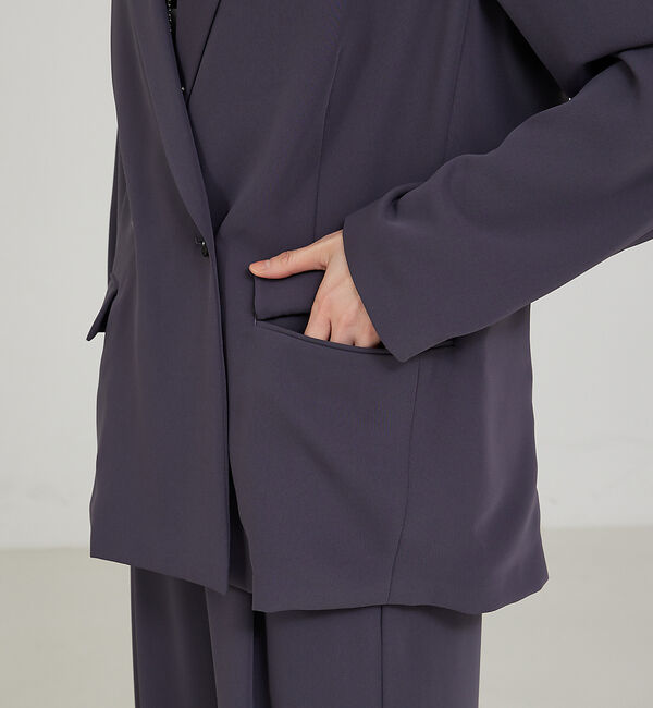 qualite「【セットアップ対応】マットサテンダブルジャケット」|その他|