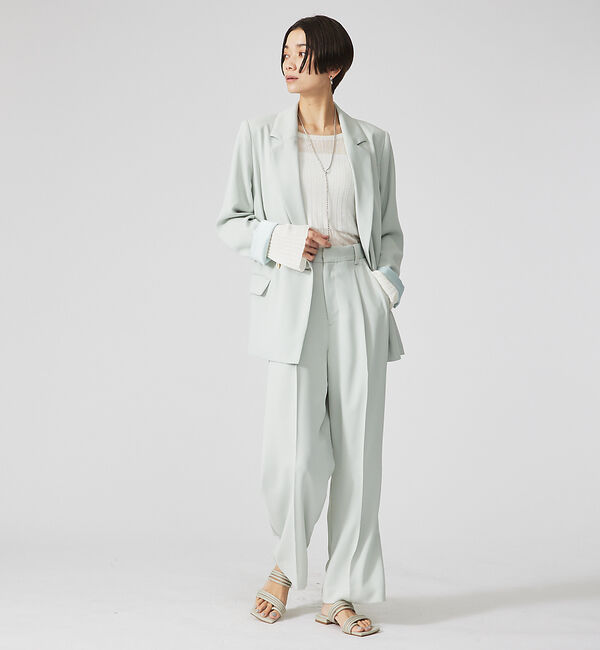 qualite「【セットアップ対応】マットサテンダブルジャケット」|その他|