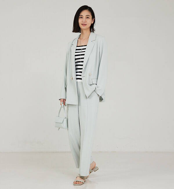 qualite「【セットアップ対応】マットサテンダブルジャケット」|その他|