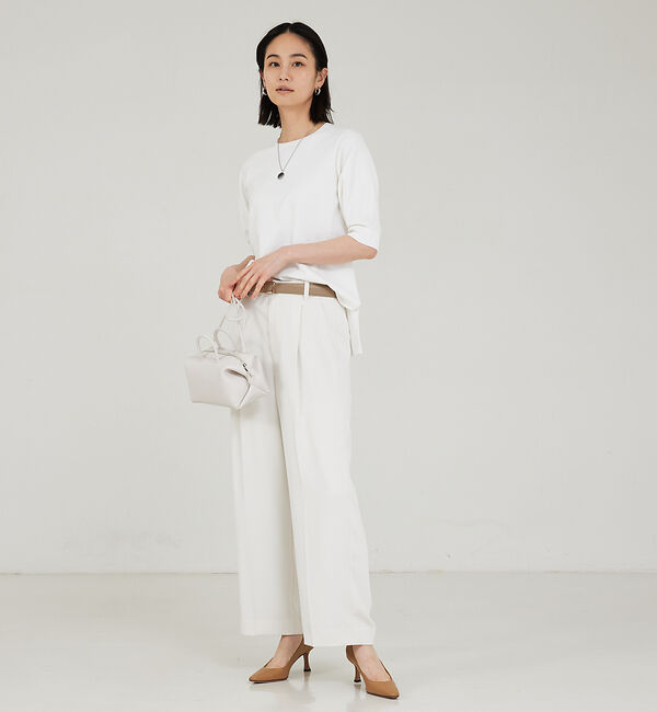 qualite「【セットアップ対応】マットサテンストレートパンツ」|その他|