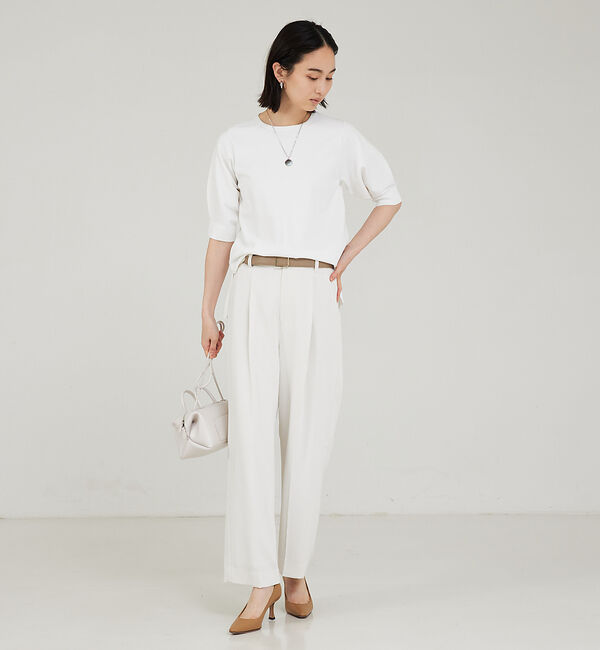 qualite「【セットアップ対応】マットサテンストレートパンツ」|その他|