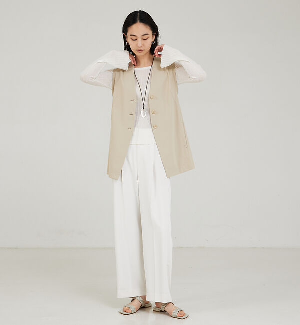 qualite「【セットアップ対応】マットサテンストレートパンツ」|その他|