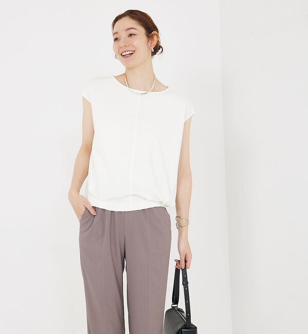 qualite「強撚ライトポンチプルオーバー」|Tシャツ・カットソー|