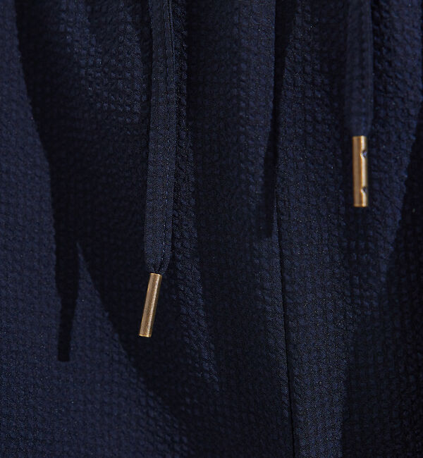 qualite「シアサッカーテーパードパンツ」|その他|