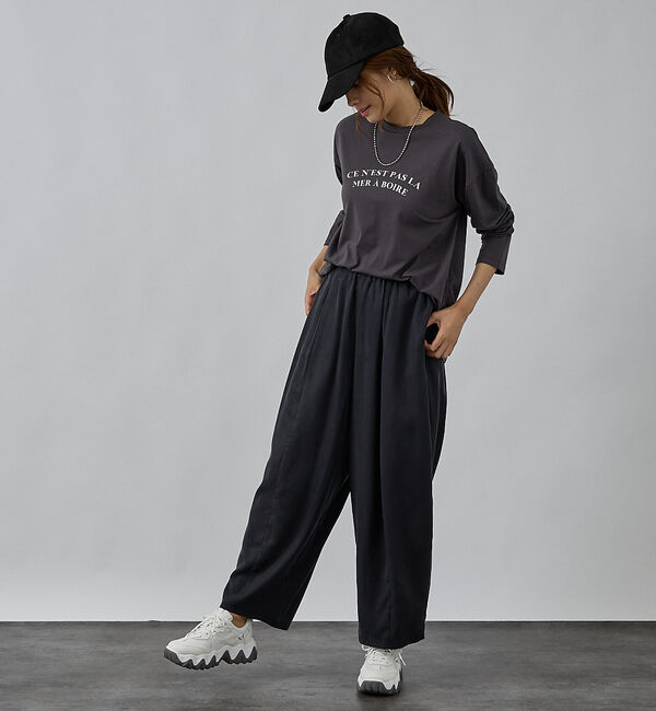 abahouse mavie「ロゴロンT」|Tシャツ・カットソー|