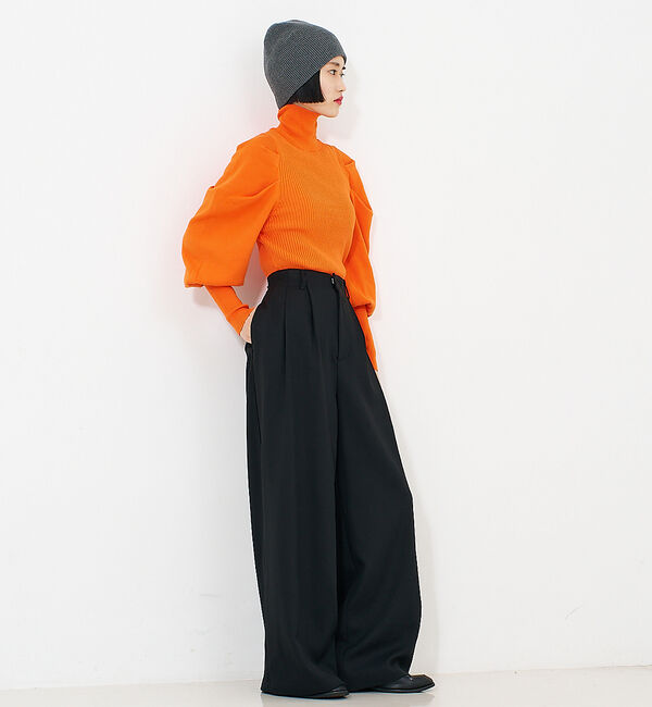 NOMINE「【セットアップ】タックワイドパンツ」|その他|