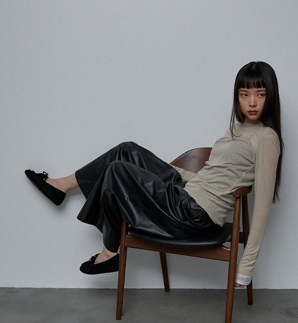 NOMINE「【セットアップ】タックワイドパンツ」|その他|