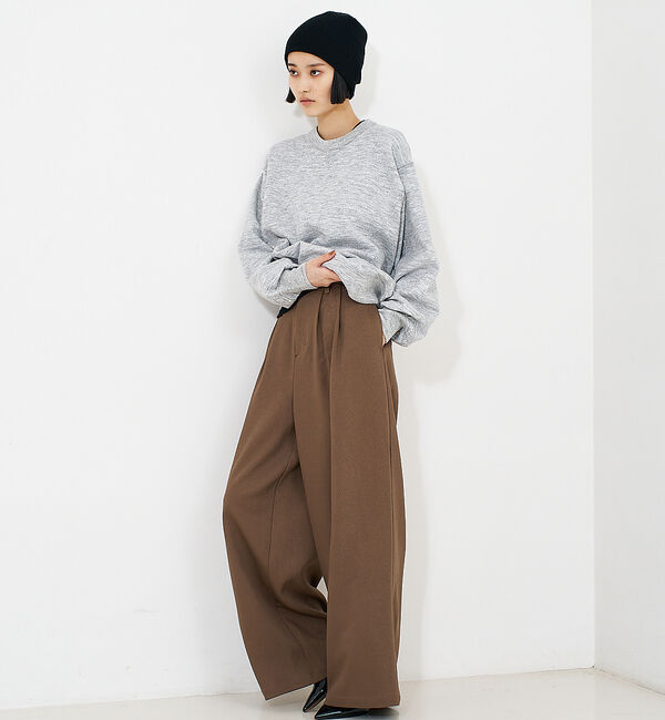 NOMINE「【セットアップ】タックワイドパンツ」|その他|