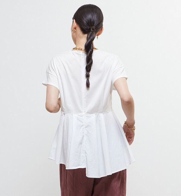 Soffitto「異素材使いプルオーバー」|Tシャツ・カットソー|