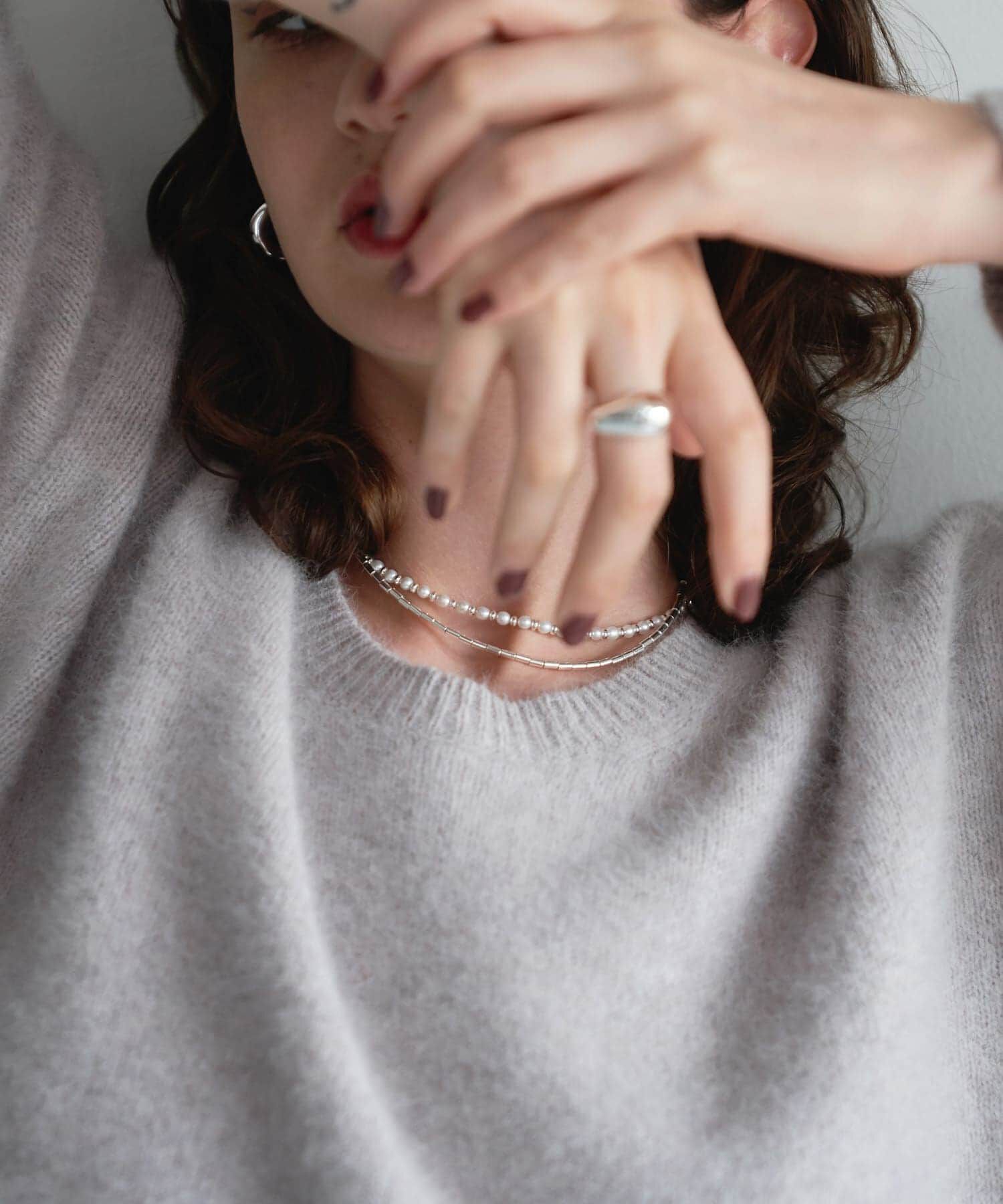 URBAN RESEARCH「decor『デコール』　Hematite Pearl Choker」|ネックレス|