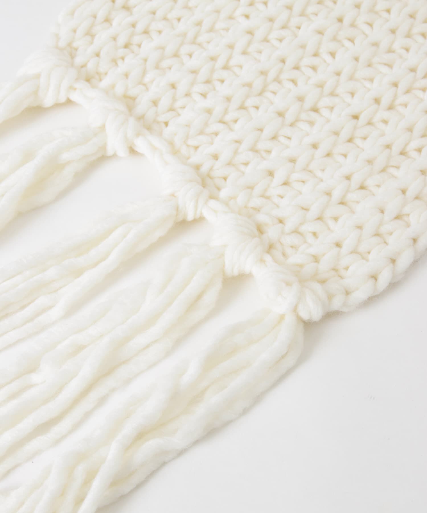 URBAN RESEARCH「Fratelli Talli　フリンジニットマフラー」|マフラー|