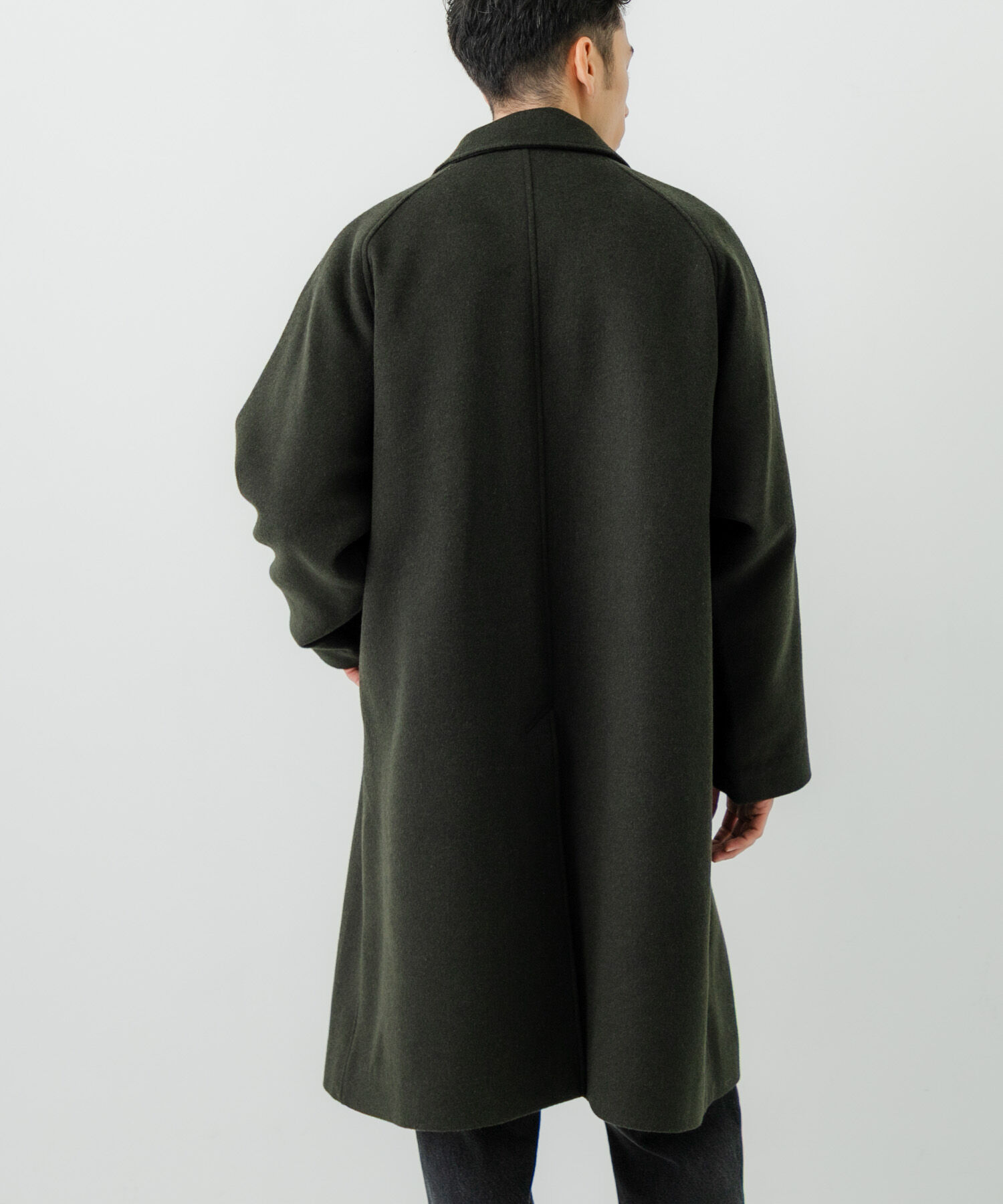 URBAN RESEARCH「WOOL BAL COLLAR COAT」|ステンカラーコート|
