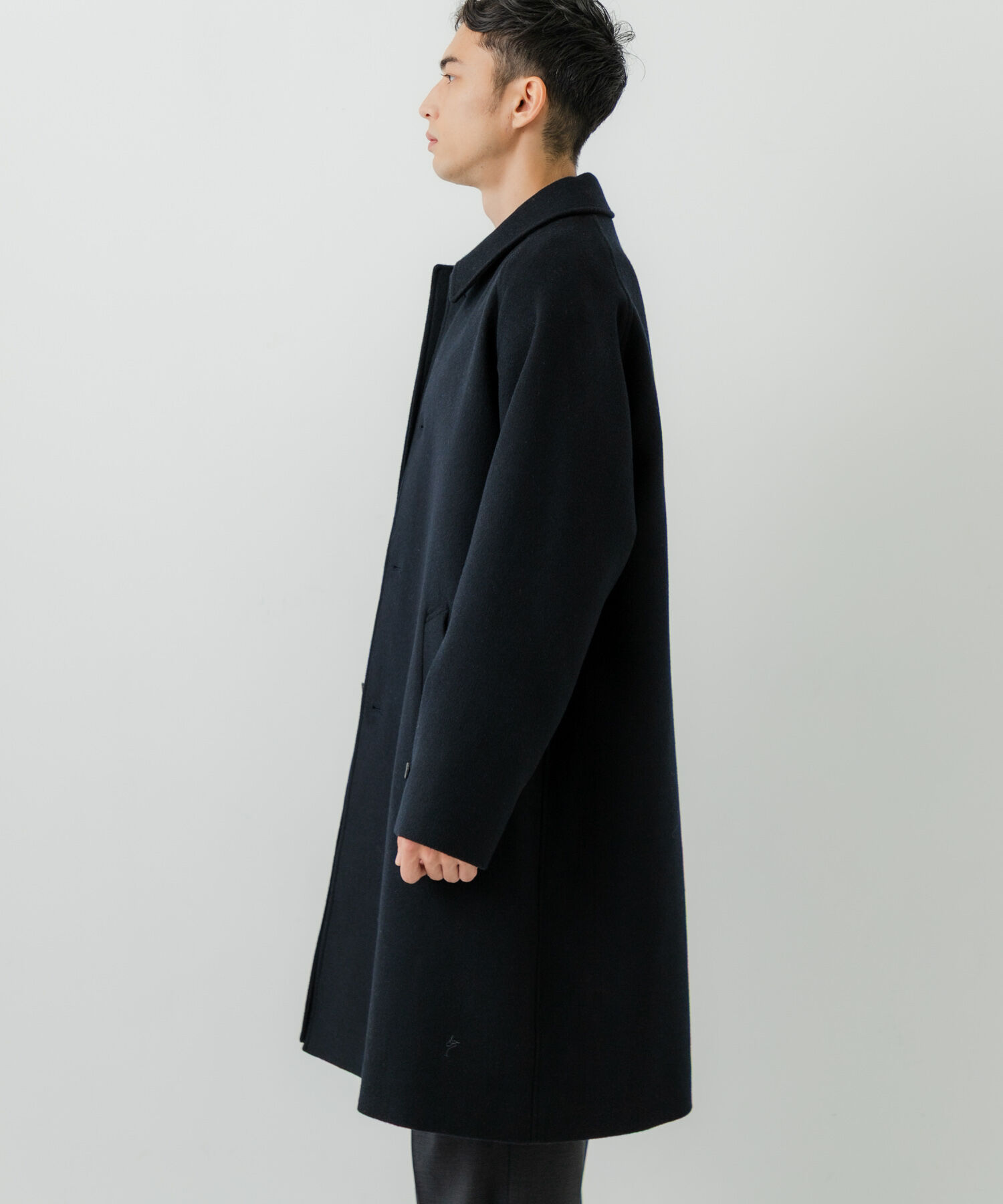URBAN RESEARCH「WOOL BAL COLLAR COAT」|ステンカラーコート|