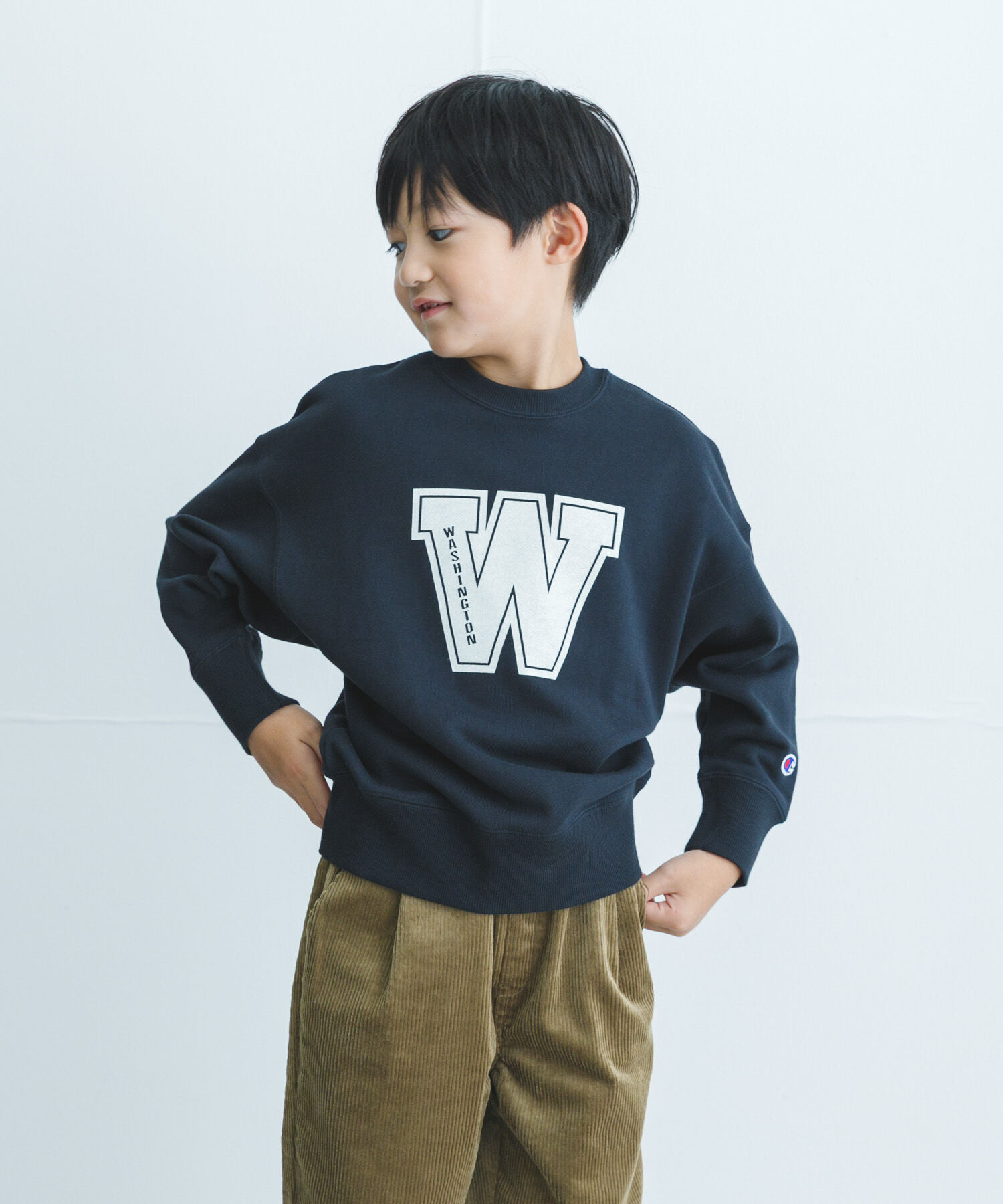 URBAN RESEARCH DOORS「『別注』Champion&times;DOORS　ロゴスウェット(KIDS)」|その他|