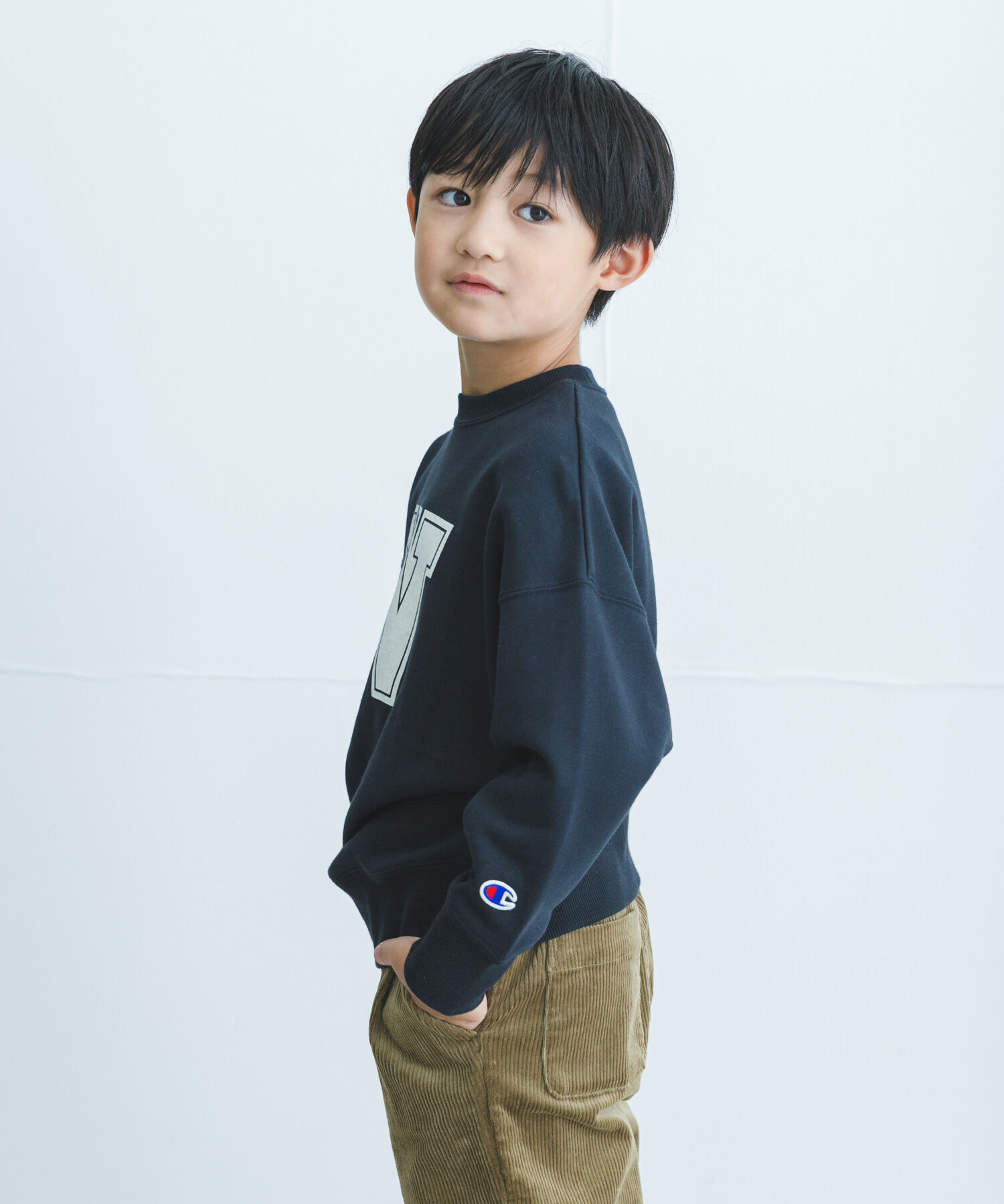 URBAN RESEARCH DOORS「『別注』Champion&times;DOORS　ロゴスウェット(KIDS)」|その他|