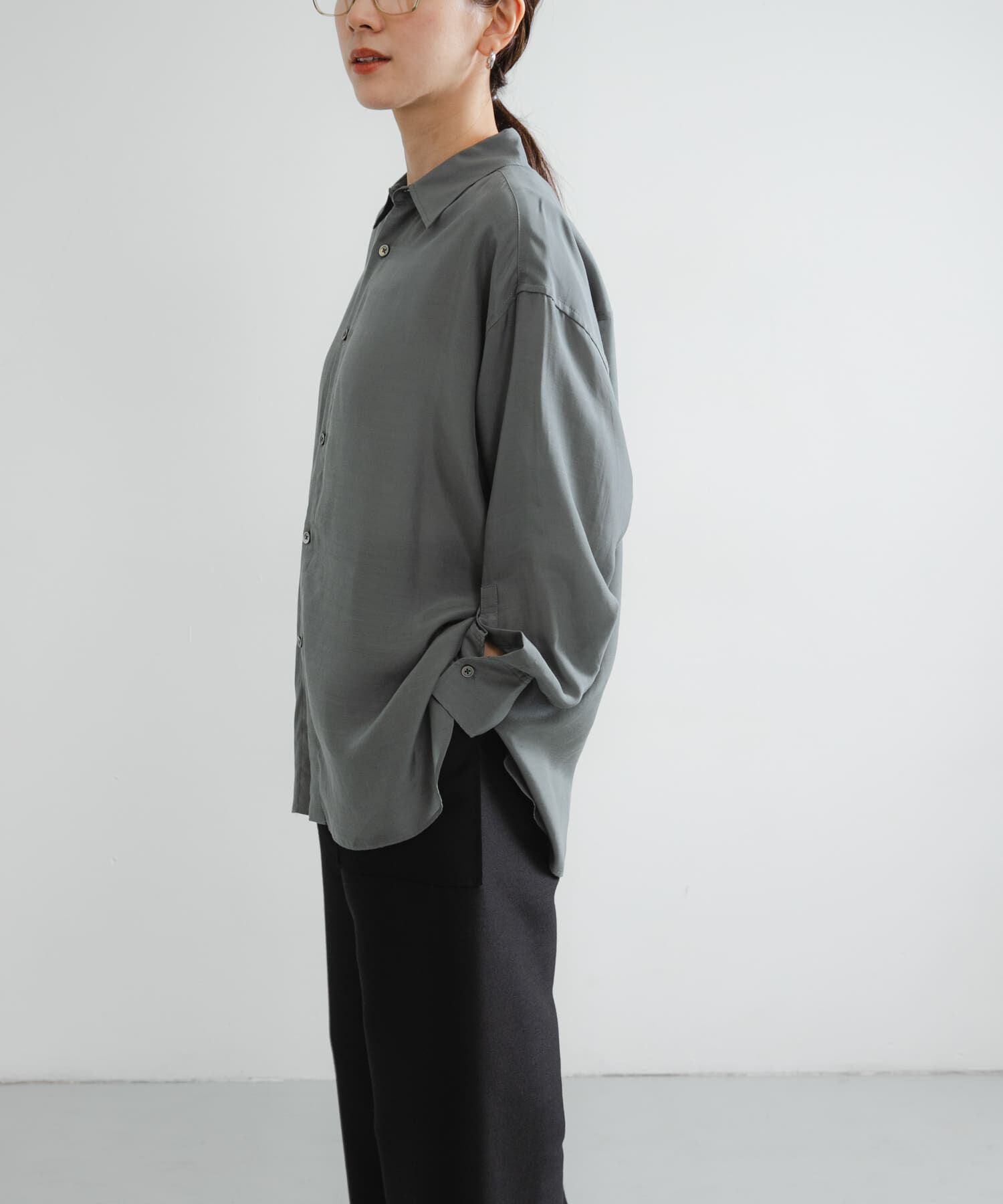 URBAN RESEARCH「new basic　WASHABLE CUPRA SHIRTS」|シャツ・ブラウス|