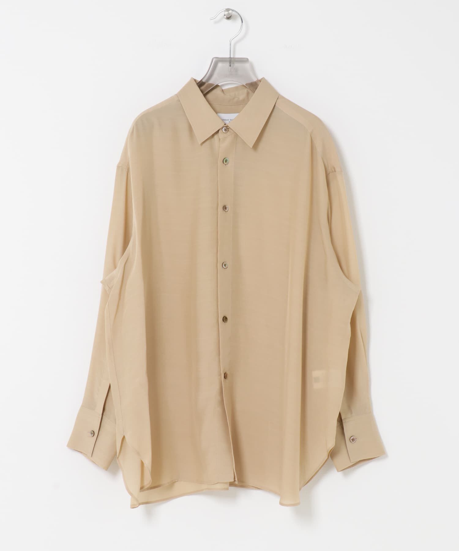 URBAN RESEARCH「new basic　WASHABLE CUPRA SHIRTS」|シャツ・ブラウス|