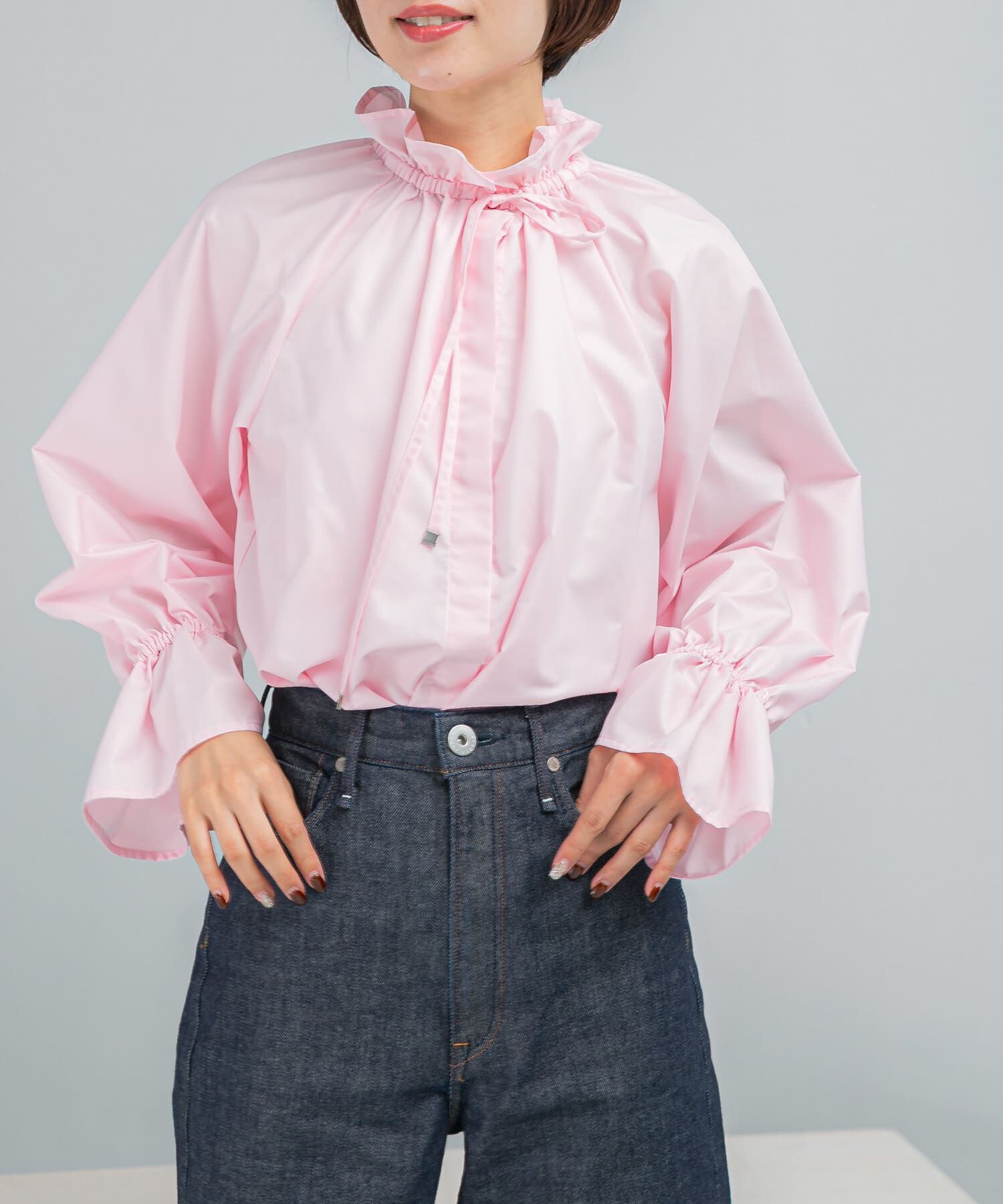 URBAN RESEARCH ROSSO「フリルカラーブラウス」|シャツ・ブラウス|