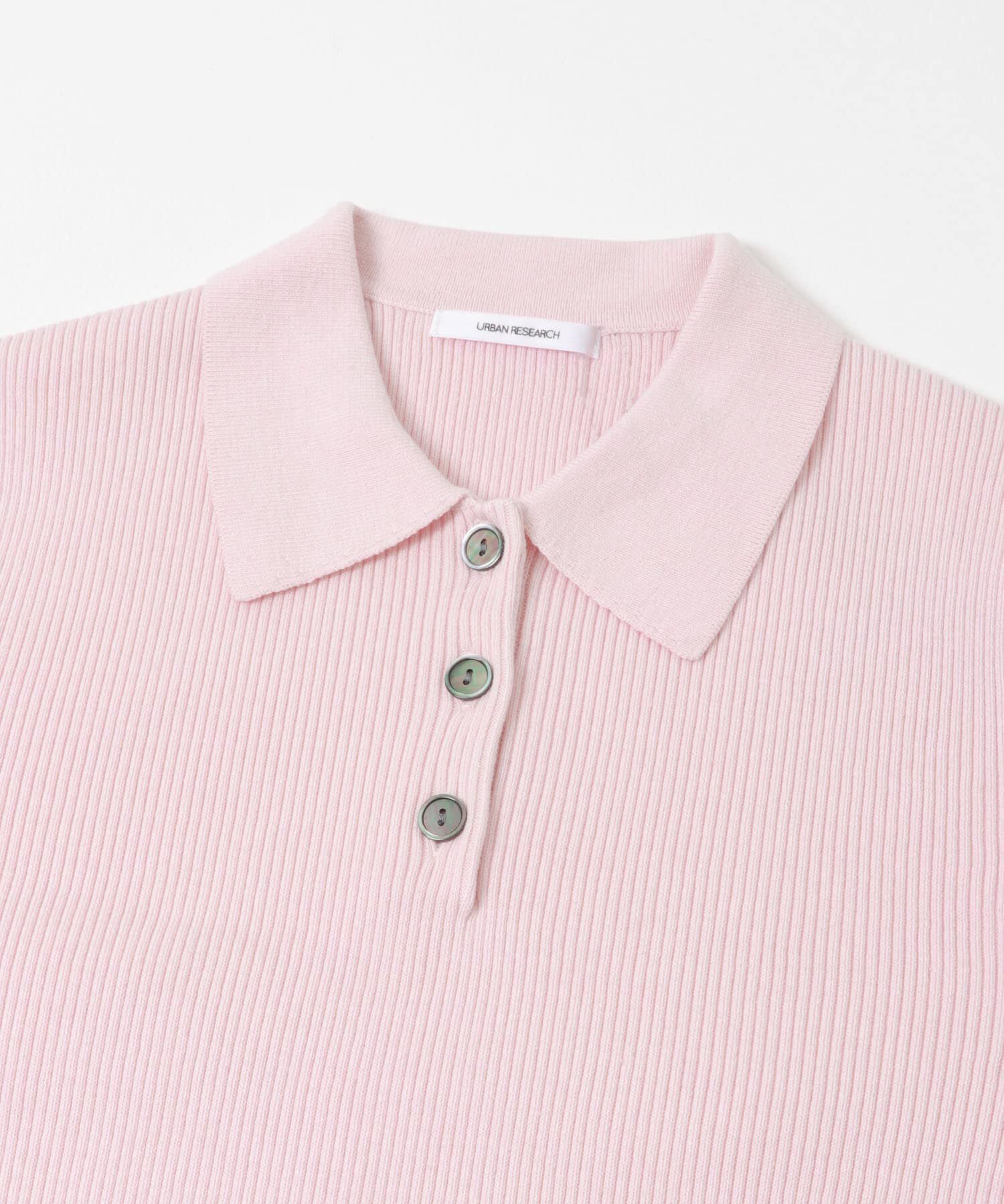 URBAN RESEARCH「コットンシルクポロ衿ニット」|ニット・セーター|