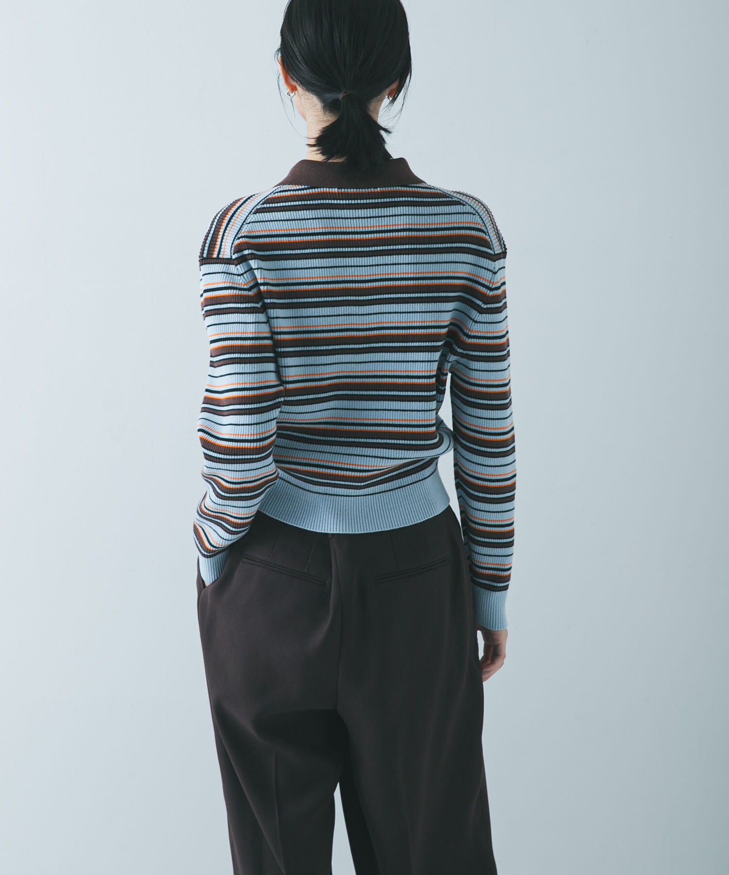 URBAN RESEARCH「コットンシルクポロ衿ニット」|ニット・セーター|