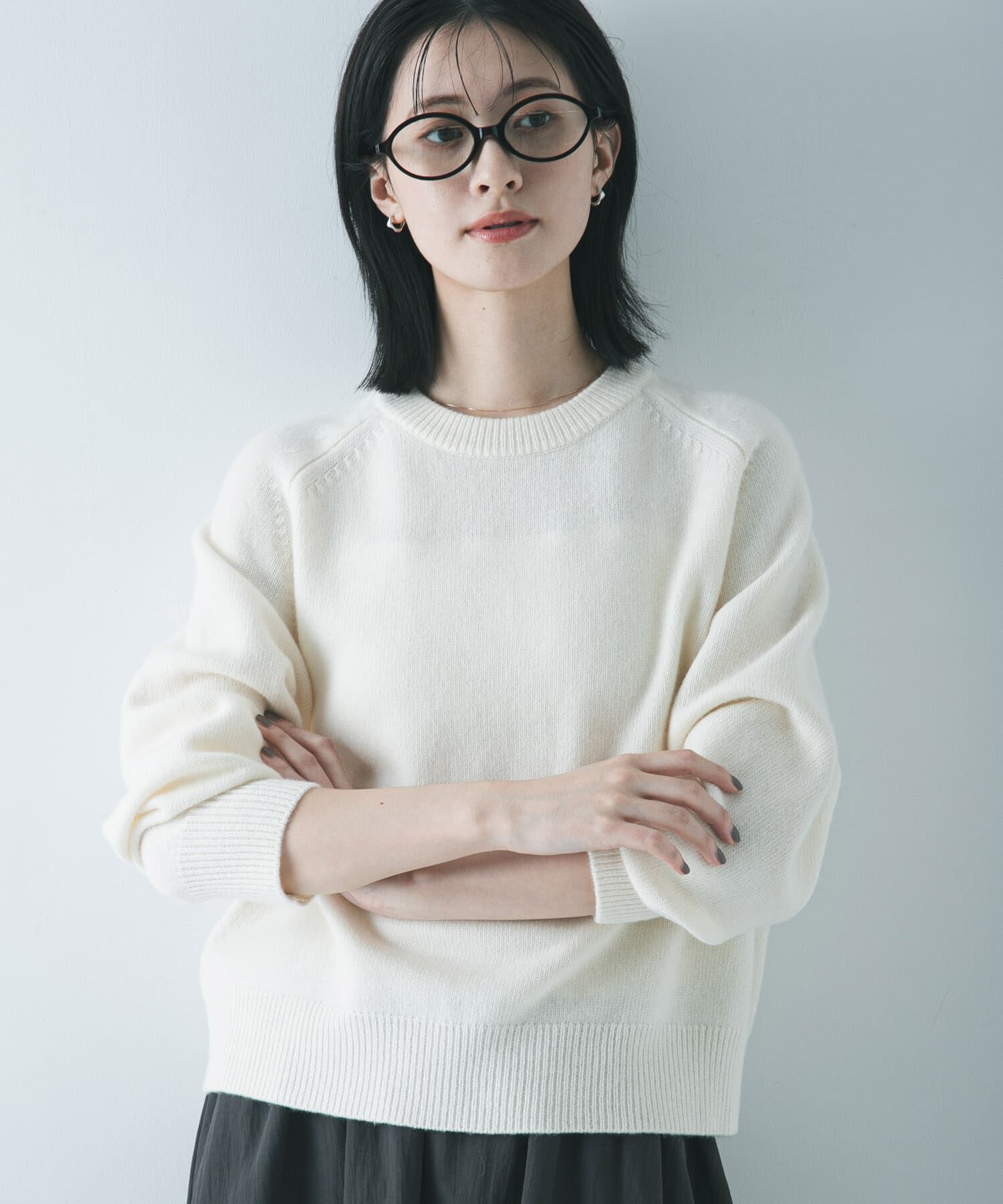 URBAN RESEARCH「ウォッシャブルウールカシミヤニット」|ニット・セーター|