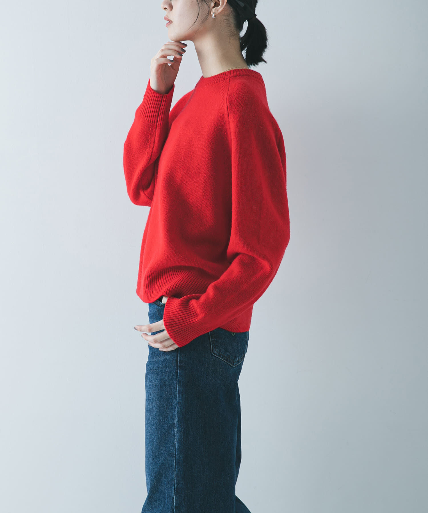 URBAN RESEARCH「ウォッシャブルウールカシミヤニット」|ニット・セーター|