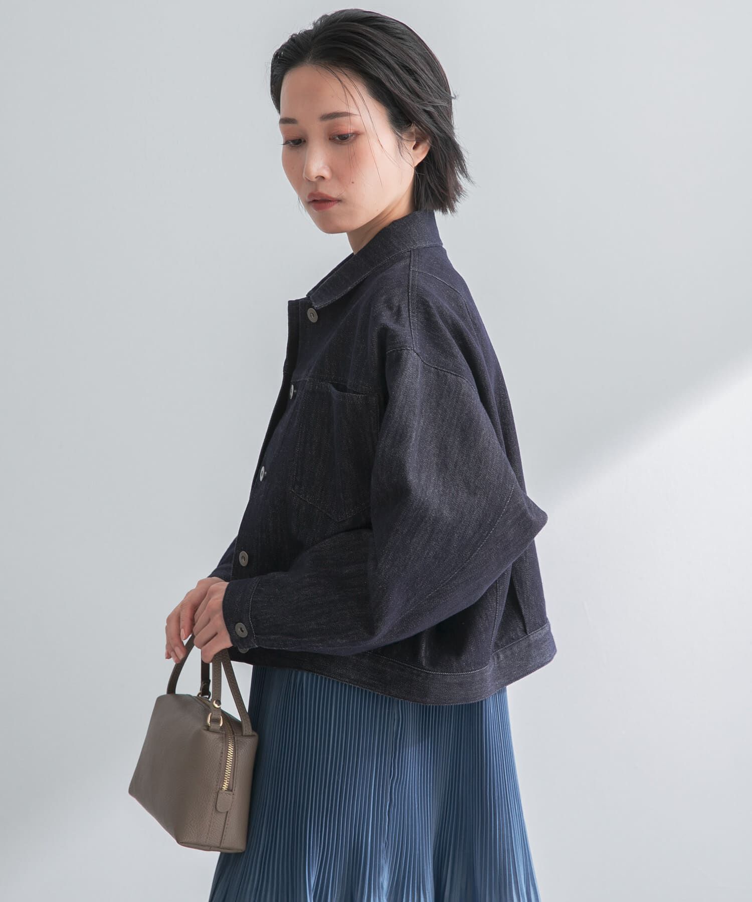 URBAN RESEARCH ROSSO「デニムドルマンジャケット」|デニムジャケット|