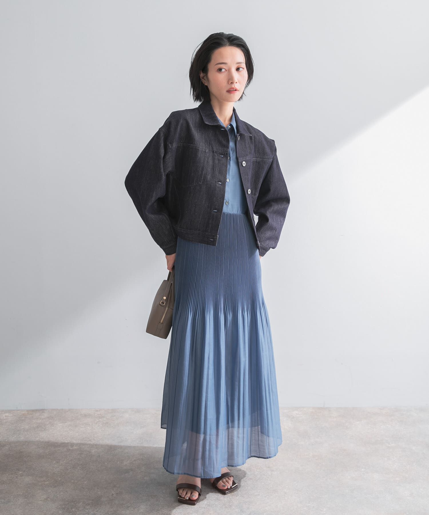 URBAN RESEARCH ROSSO「デニムドルマンジャケット」|デニムジャケット|