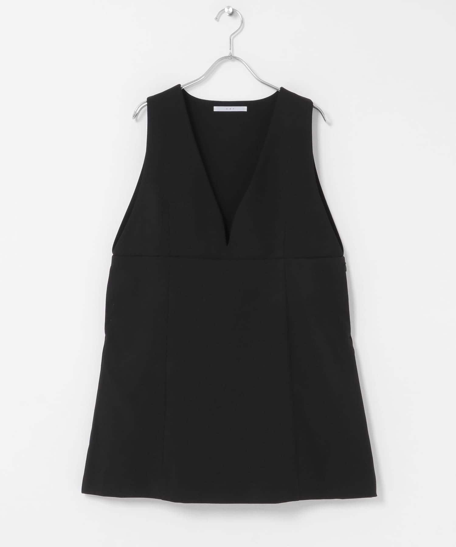  「Aラインミニジャンパースカート」|ワンピース|