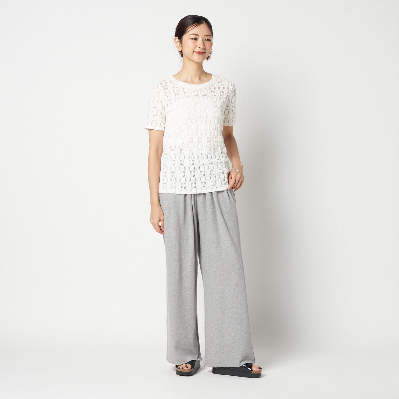 HELIOPOLE「HELIOPOLE WIDE SWEAT PANTS」|チノ|