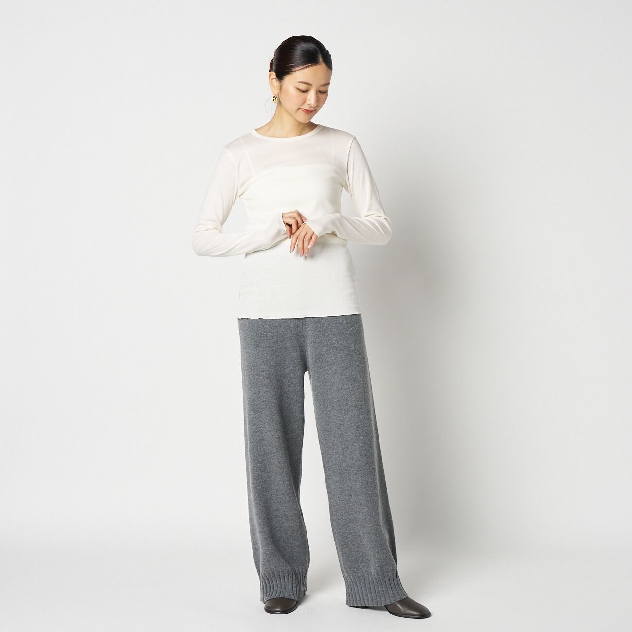 HELIOPOLE「HELIOPOLE KNIT PANTS」|チノ|