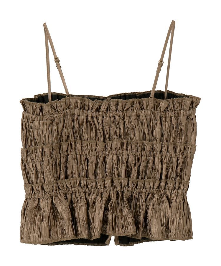 earth music&ecology「シャーリングビスチェ」|ベスト・ジレ|