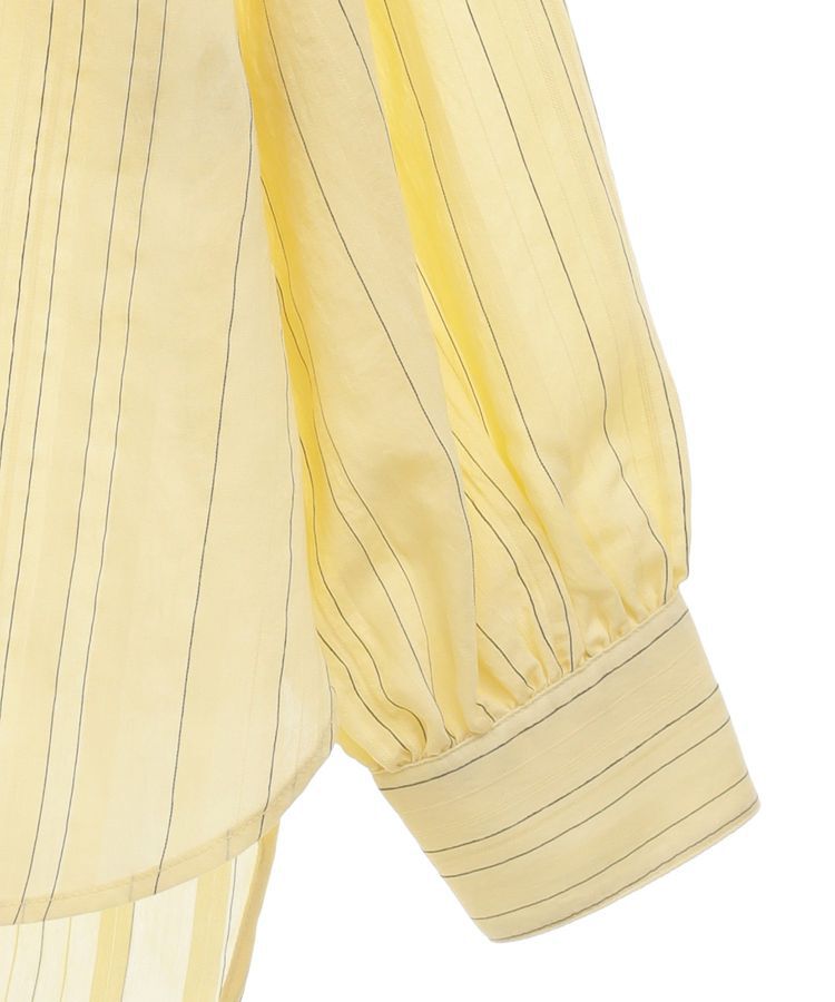 Green Parks「ドロストネックシアーストライプチュニック」|シャツ・ブラウス|