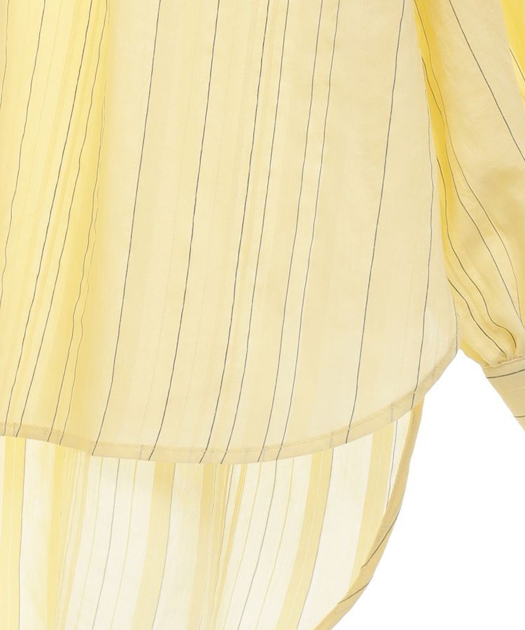 Green Parks「ドロストネックシアーストライプチュニック」|シャツ・ブラウス|