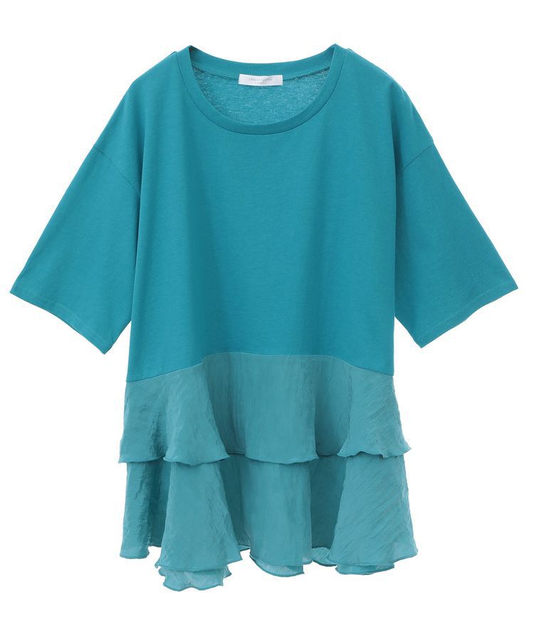 Green Parks「サテンティアードドッキングプルオーバー」|Tシャツ・カットソー|