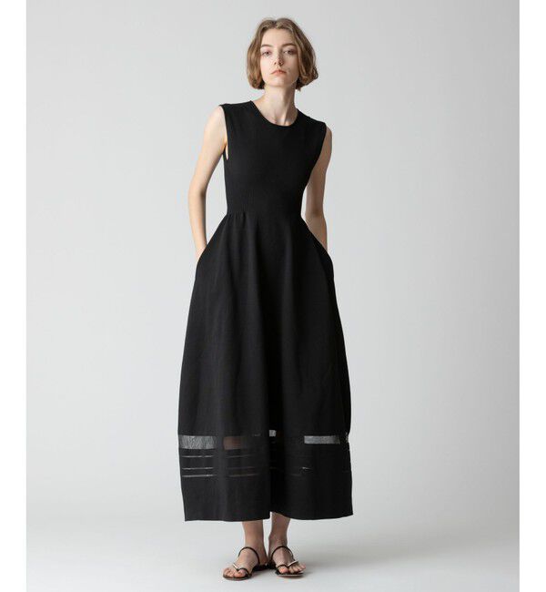 allureville「ウエストマークリブワンピース」|ワンピース|