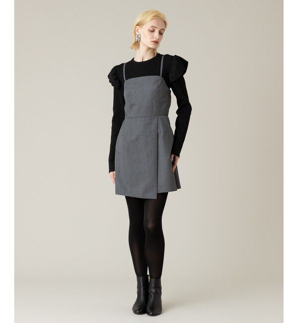 LOULOU WILLOUGHBY「【LOULOU WILLOUGHBY】ルマーノツイルミニベアワンピース」|ワンピース|