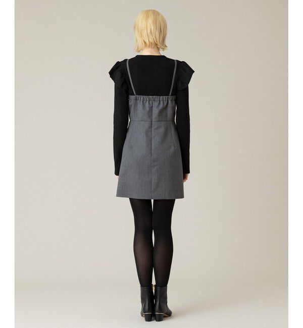 LOULOU WILLOUGHBY「【LOULOU WILLOUGHBY】ルマーノツイルミニベアワンピース」|ワンピース|