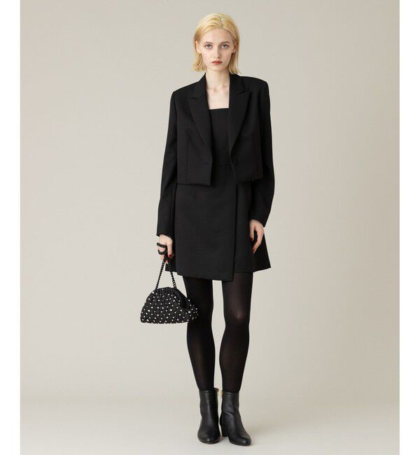 LOULOU WILLOUGHBY「【LOULOU WILLOUGHBY】ルマーノツイルミニベアワンピース」|ワンピース|