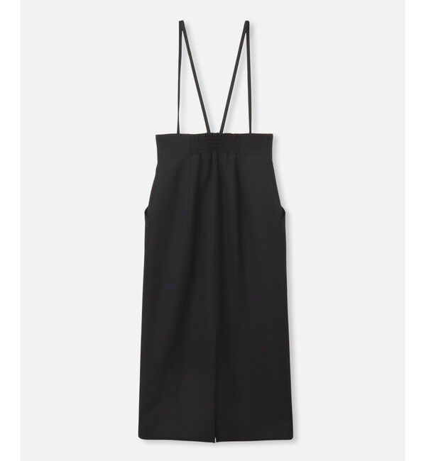 allureville「フロントジップサスペンダースカート」|ジャンパースカート|