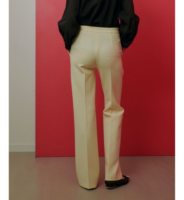 LOULOU WILLOUGHBY「【LOULOU WILLOUGHBY】ダブルクロスストレッチパンツ」|チノ|