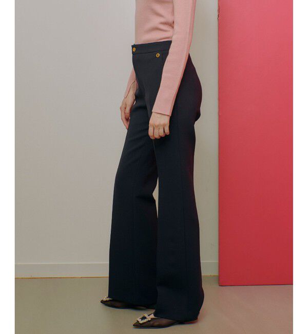 LOULOU WILLOUGHBY「【LOULOU WILLOUGHBY】ダブルクロスストレッチパンツ」|チノ|