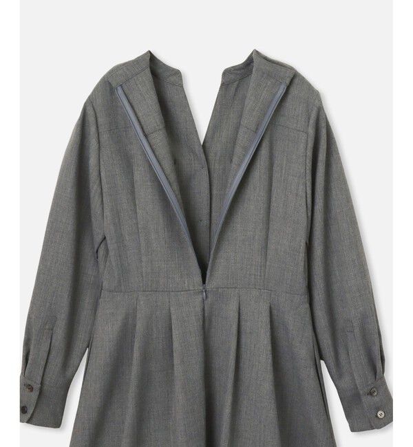 allureville「スタンドカラータックワンピース」|ワンピース|