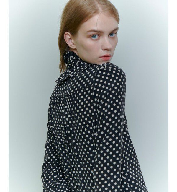 LOULOU WILLOUGHBY「◇【LOULOU WILLOUGHBY】デシンドットフリルボウタイブラウス」|その他|