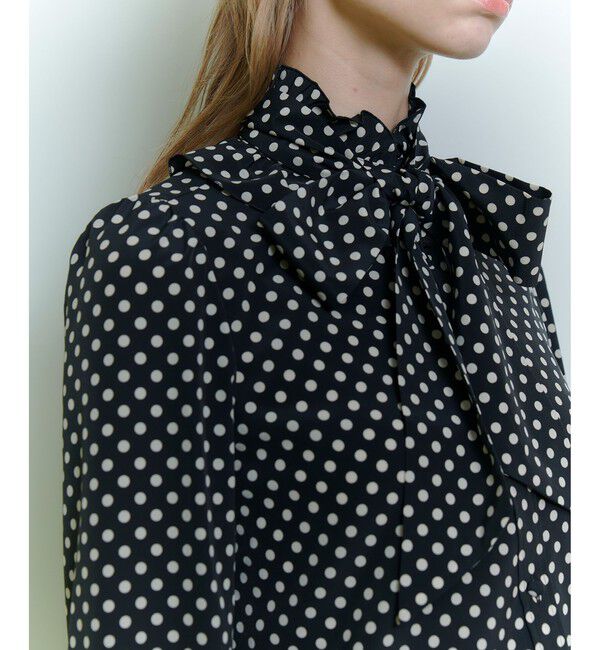 LOULOU WILLOUGHBY「◇【LOULOU WILLOUGHBY】デシンドットフリルボウタイブラウス」|その他|