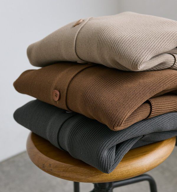  「【WEB限定/Du noir】スポンディッシュBIGVネックカーディガン」|カーディガン|