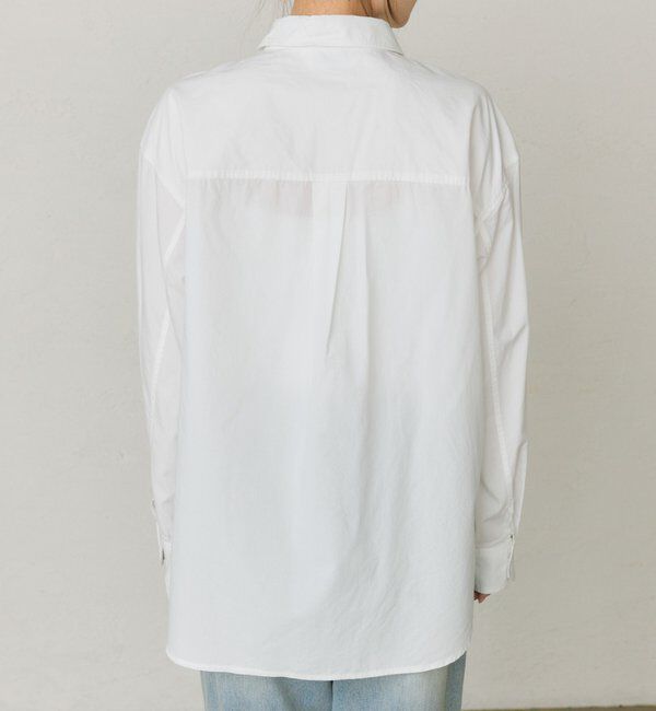  「コットンリヨセルロゴ刺繍シャツ」|シャツ・ブラウス|