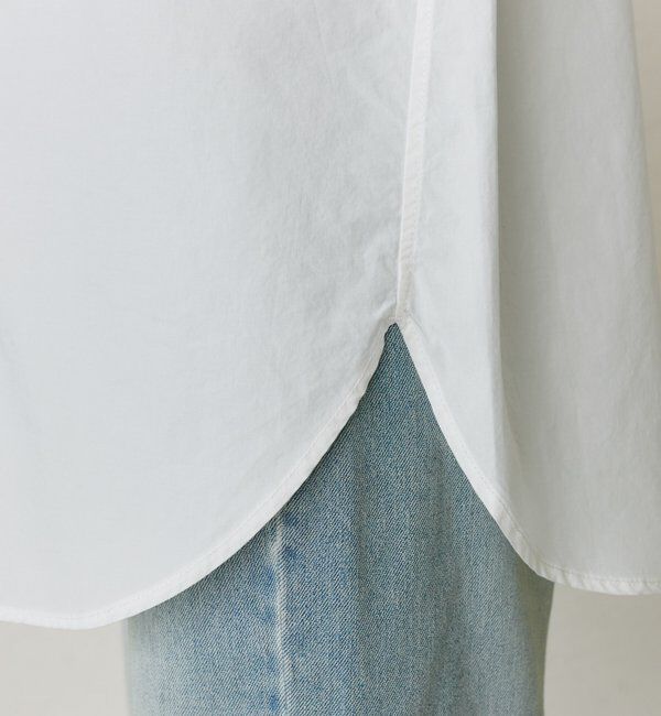  「コットンリヨセルロゴ刺繍シャツ」|シャツ・ブラウス|