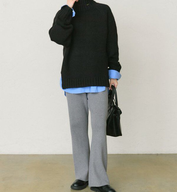  「コットンリヨセルロゴ刺繍シャツ」|シャツ・ブラウス|