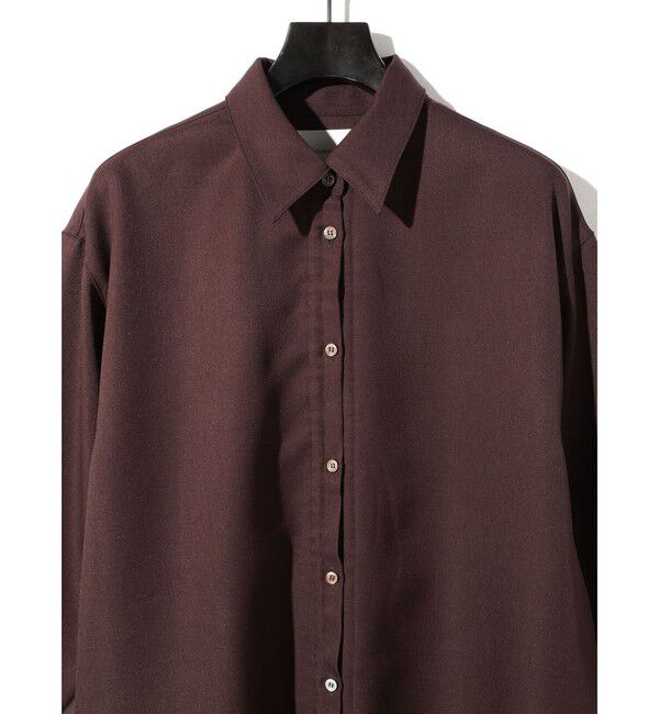 MIDIUMISOLID「MIDIUMISOLID ドローストリングシャツ」|シャツ・ブラウス|